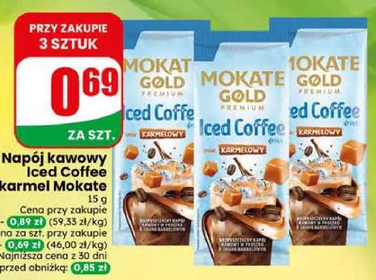 Napój kawowy Mokate Gold Premium Iced Coffee karmelowy