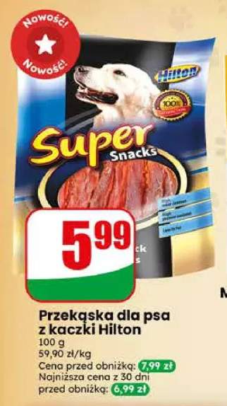 Przekąska dla psa z kaczki Hilton