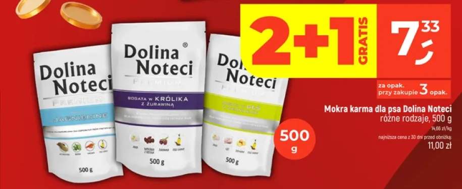 Mokra karma dla psa Dolina Noteci Premium gęś