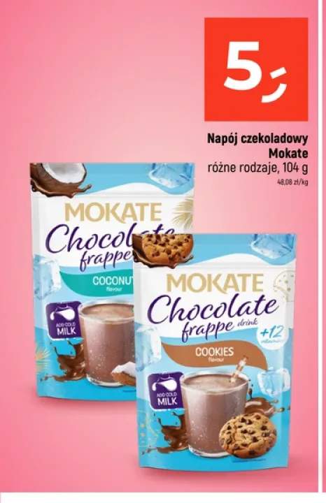 Napój czekoladowy Mokate Chocolate frappe Cookies
