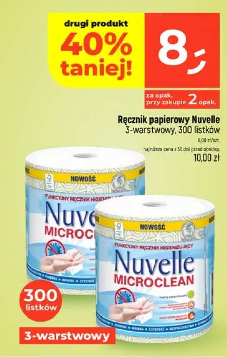 Ręcznik papierowy Nuvelle Microclean 3-warstwowy