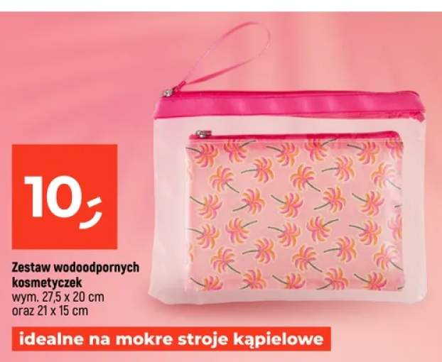 Zestaw wodoodpornych kosmetyczek