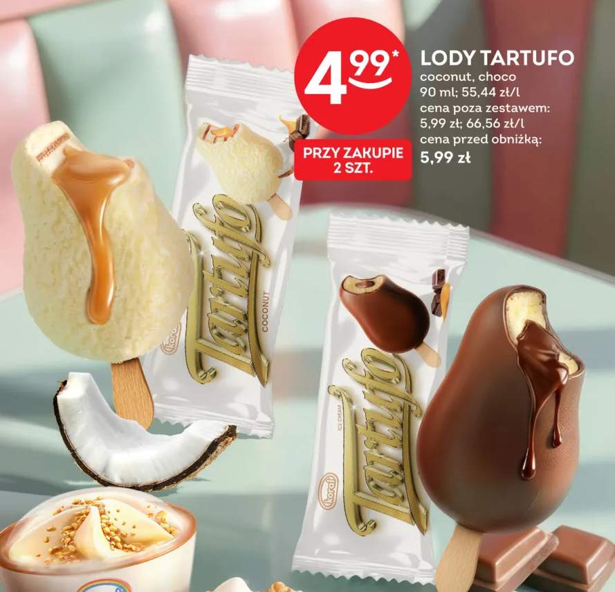 Lody Koral Tartufo choco