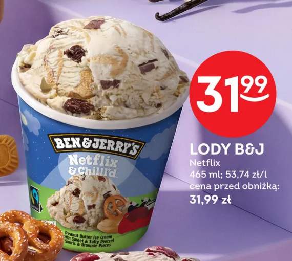Lody Ben & Jerry's Netflix & Chilll'd