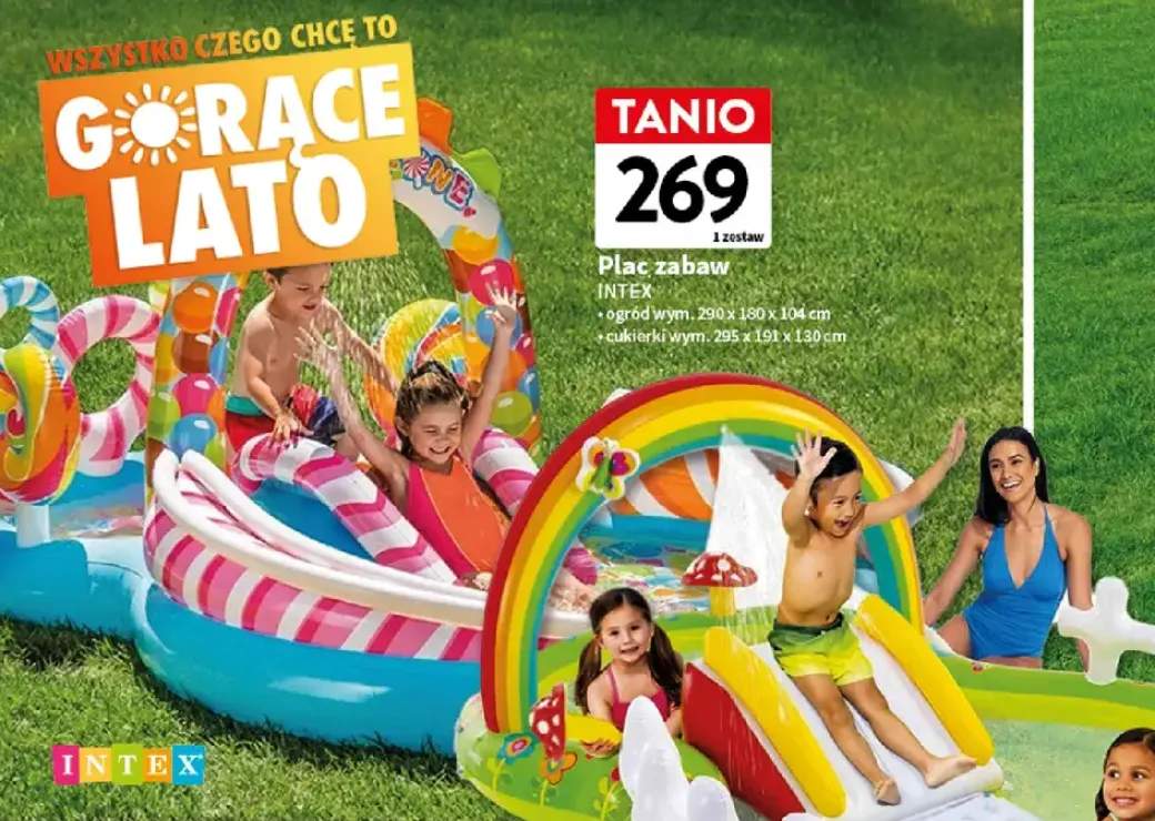 Plac zabaw cukierki INTEX 295x191x130cm