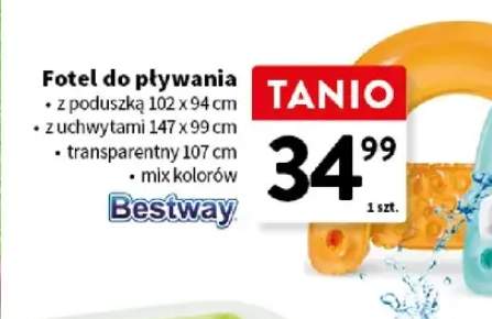 Fotel do pływania Bestway z uchwytami 147x99cm