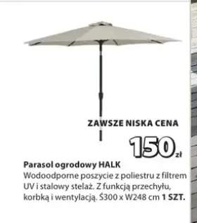 Parasol ogrodowy HALK Ś300xW248cm