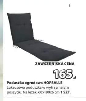 Poduszka ogrodowa HOPBALLE na leżak 60x190x6cm