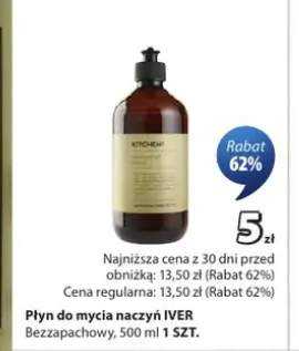 Płyn do mycia naczyń IVER bezzapachowy