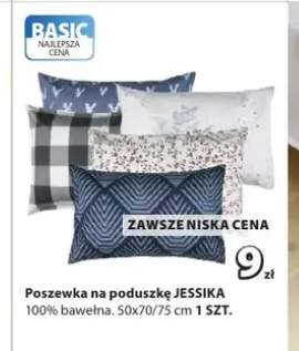 Poszewka na poduszkę JESSIKA 100% bawełna 50x70/75cm