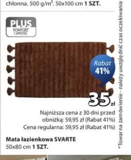 Mata łazienkowa SVARTE 50x80cm