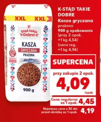 Kasza gryczana prażona K-Stąd Takie Dobre