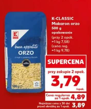 Makaron orzo K-Classic