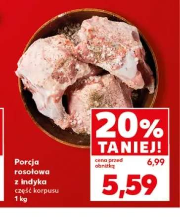 Porcja rosołowa z indyka część korpusu