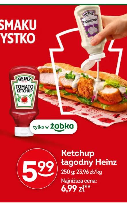 Ketchup łagodny Heinz
