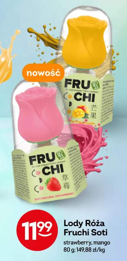 Lody Róża Fruchi Soti mango