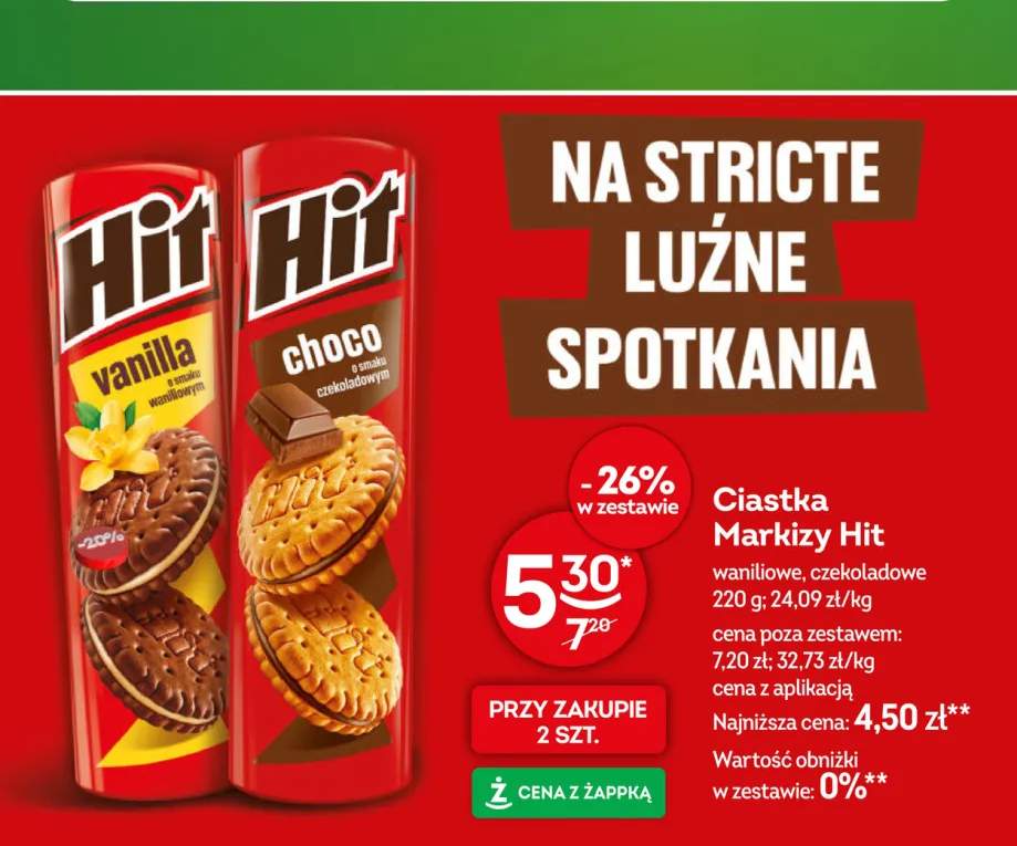 Ciastka Markizy Hit czekoladowe