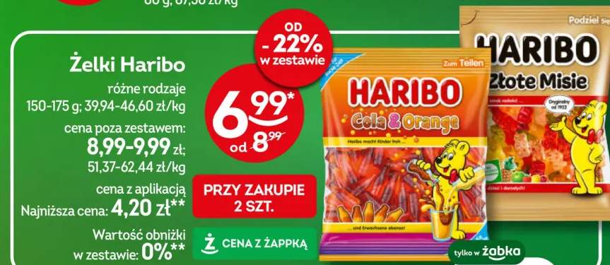 Żelki Złote Misie Haribo