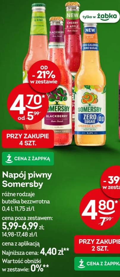 Napój piwny Somersby Blackberry