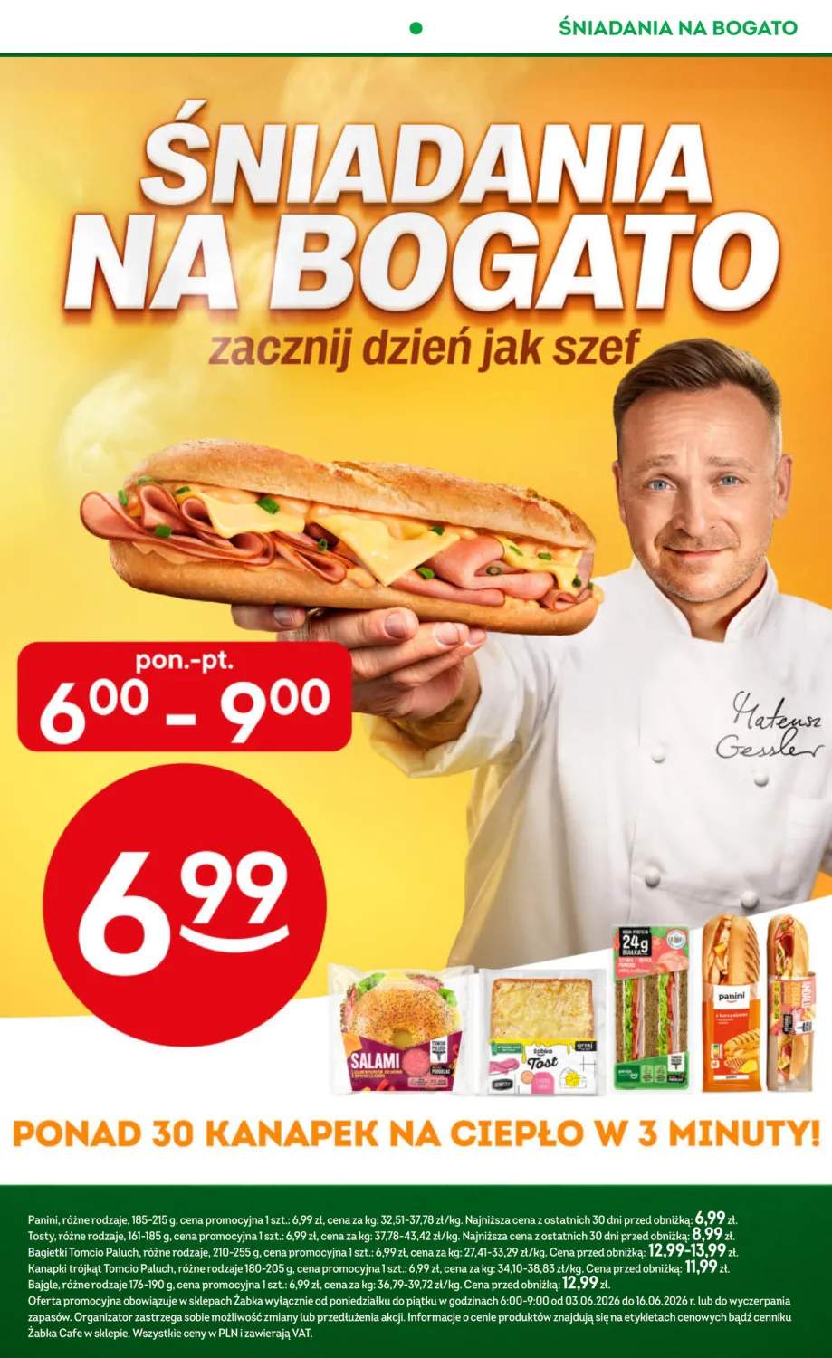 Kanapka trójkąt Tomcio Paluch