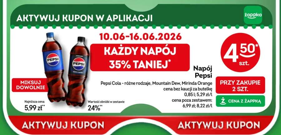 Napój gazowany Pepsi Cola