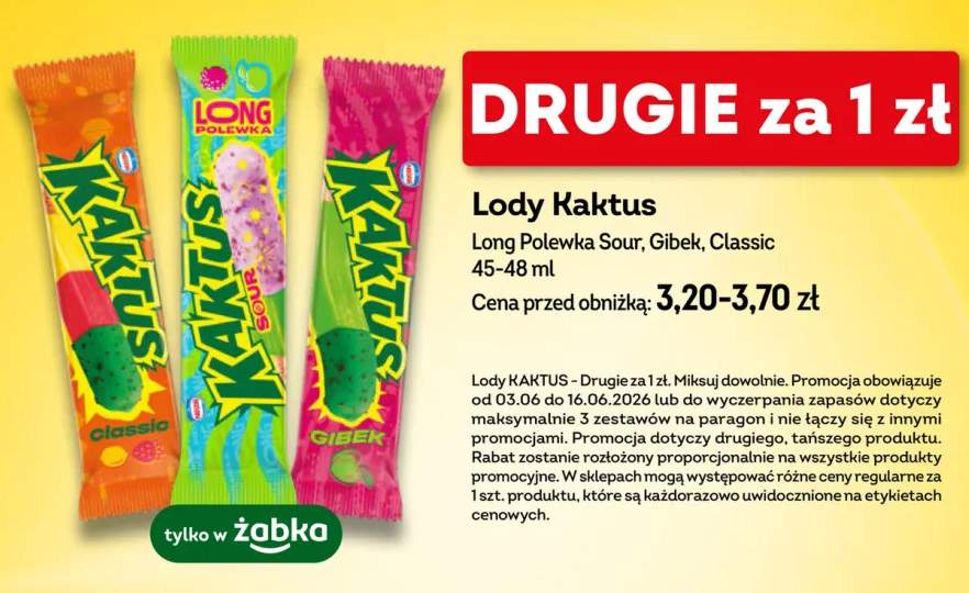 Lody Kaktus Classic