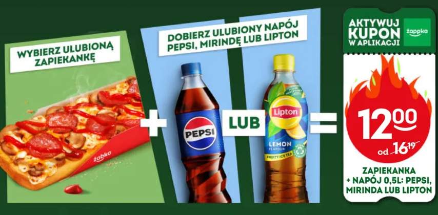Zestaw Zapiekanka + napój Pepsi 0,5 l