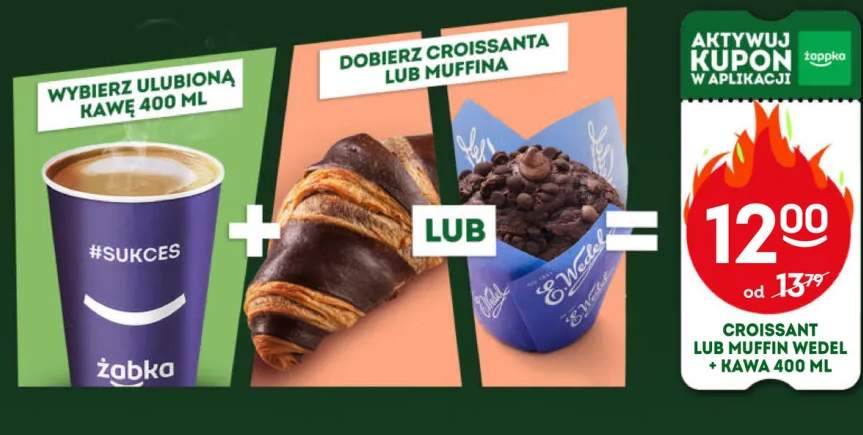 Zestaw Kawa 400 ml i Croissant