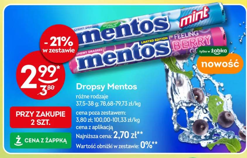 Dropsy Mentos Berry Feeling