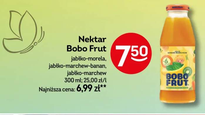 Nektar Bobo Frut jabłko-morela