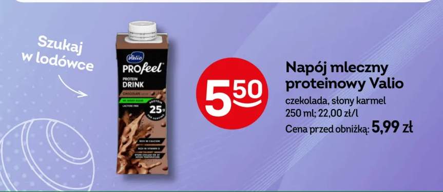 Napój mleczny proteinowy Valio PROfeel słony karmel