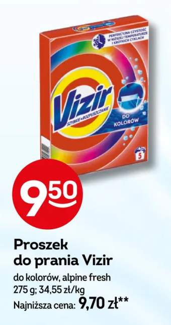 Proszek do prania Vizir alpine fresh