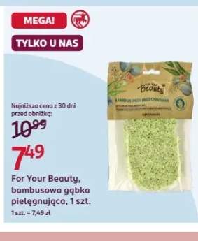 Bambusowa gąbka pielęgnująca For Your Beauty