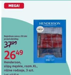 Slipy męskie Henderson 3-pak