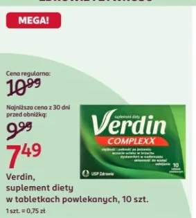 Suplement diety Verdin Complexx w tabletkach powlekanych
