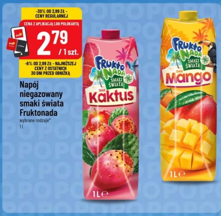 Napój niegazowany Frukto Nada Smaki Świata Kaktus