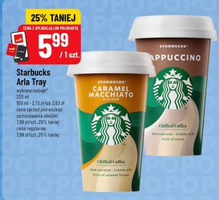 Napój kawowy Starbucks Cappuccino