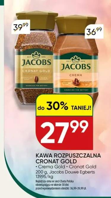 Kawa rozpuszczalna Jacobs Cronat Gold