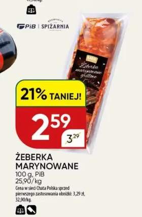 Żeberka marynowane PiB