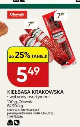 Kiełbasa krakowska Olewnik