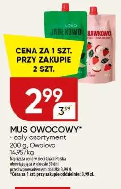 Mus owocowy Owolovo
