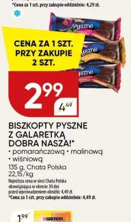 Biszkopty pyszne z galaretką pomarańczową Dobra Nasza! Chata Polska