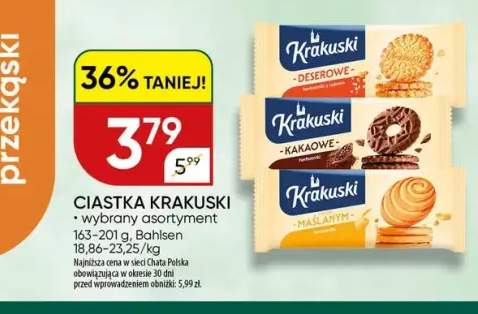 Ciastka Krakuski Kakaowe