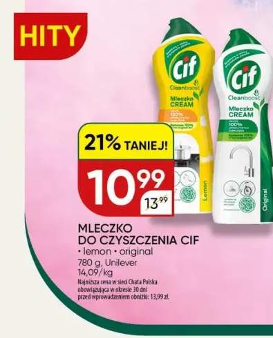 Mleczko do czyszczenia CIF lemon