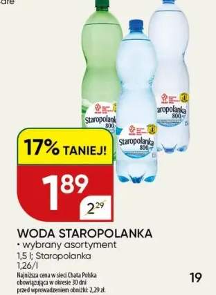 Woda STAROPOLANKA