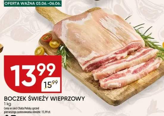 Boczek świeży wieprzowy