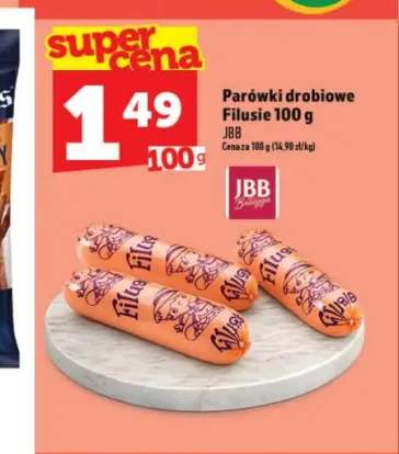 Parówki drobiowe Filusie JBB