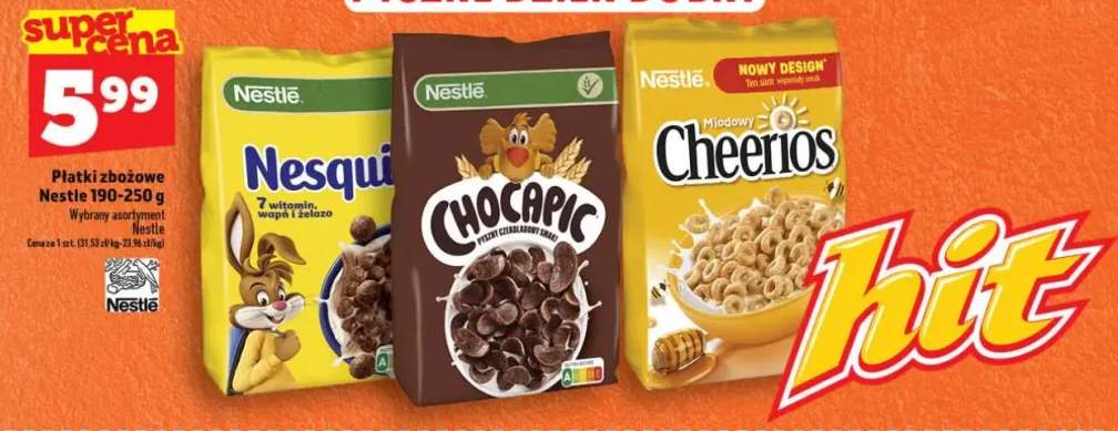 Płatki zbożowe Nestle Miodowy Cheerios