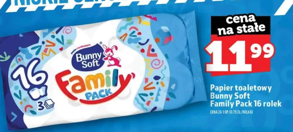Papier toaletowy Bunny Soft Family Pack 16-pak