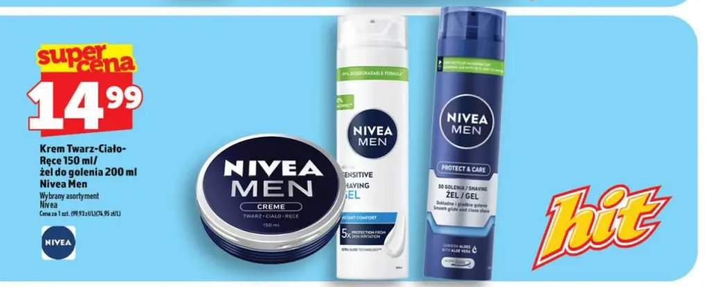 Żel do golenia Nivea Men Protect & Care